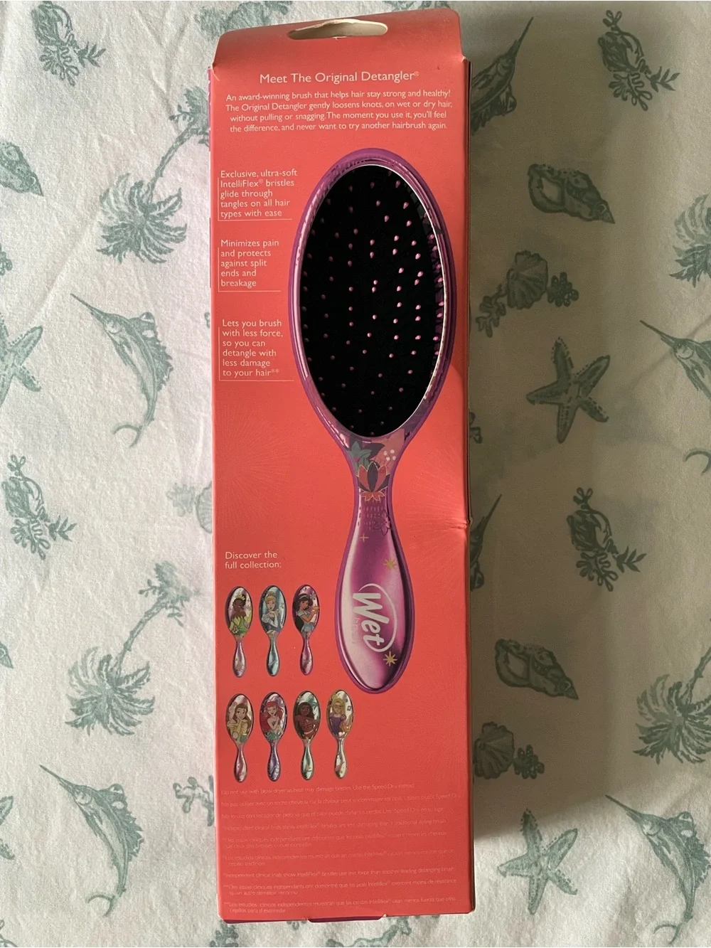 Wet Brush Princess Jasmine limited edition detangling brush - NEW IN BOX